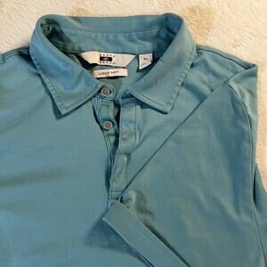Joseph Abboud Polo – Men's XL – Turquoise – Liquid Soft – 100% Cotton
